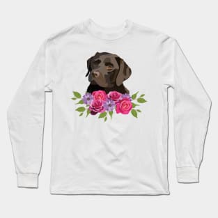 Chocolate Labrador Long Sleeve T-Shirt